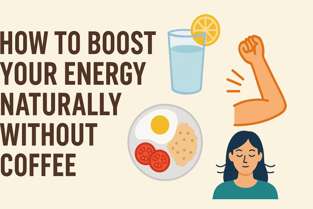 How to Boost Your Energy Naturally Without Coffee