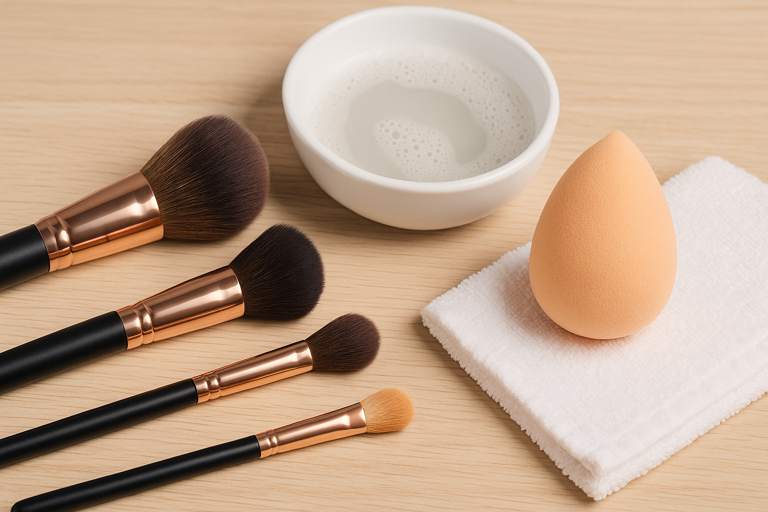 How to Clean Makeup Brushes Properly to Avoid Acne