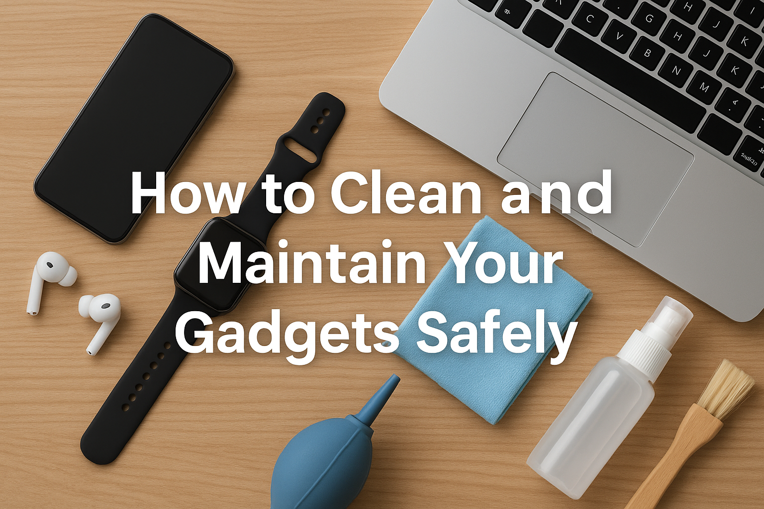 How to Clean and Maintain Your Gadgets Safely