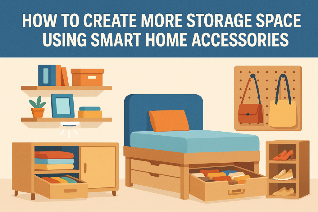 How to Create More Storage Space Using Smart Home Accessories