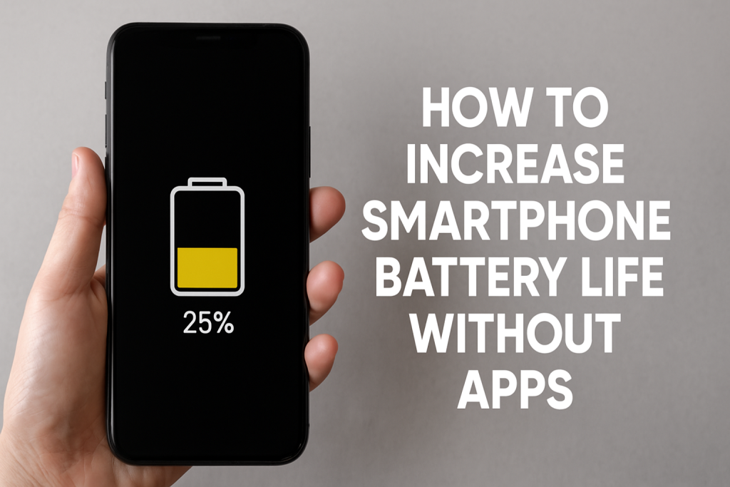 How to Increase Smartphone Battery Life Without Apps