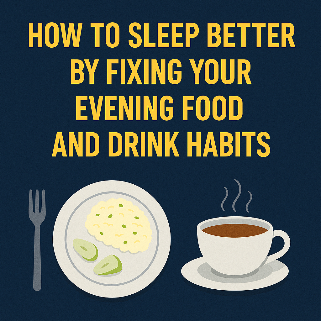 How to Sleep Better by Controlling Evening Food & Drink Habits