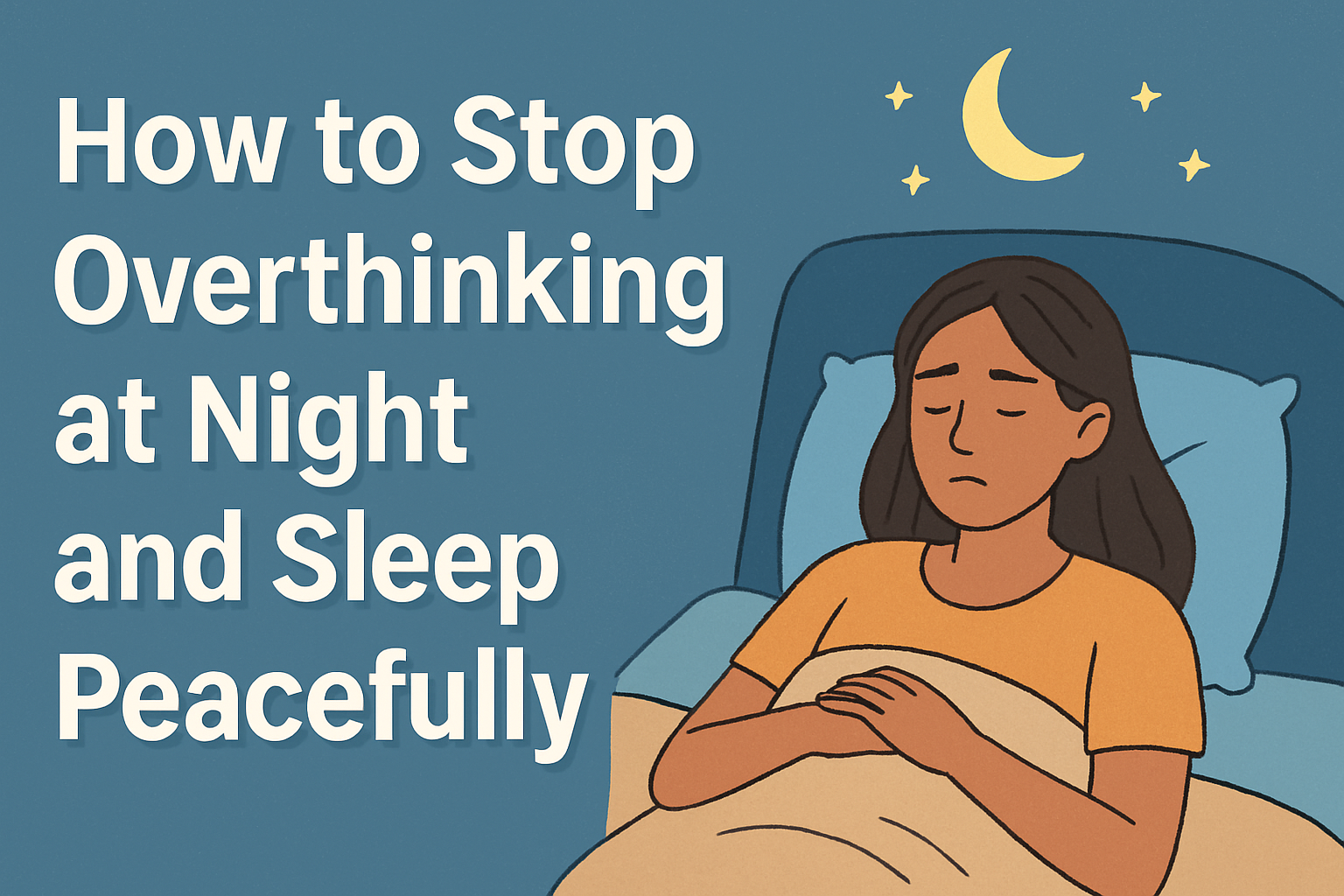 How to Stop Overthinking at Night and Sleep Peacefully