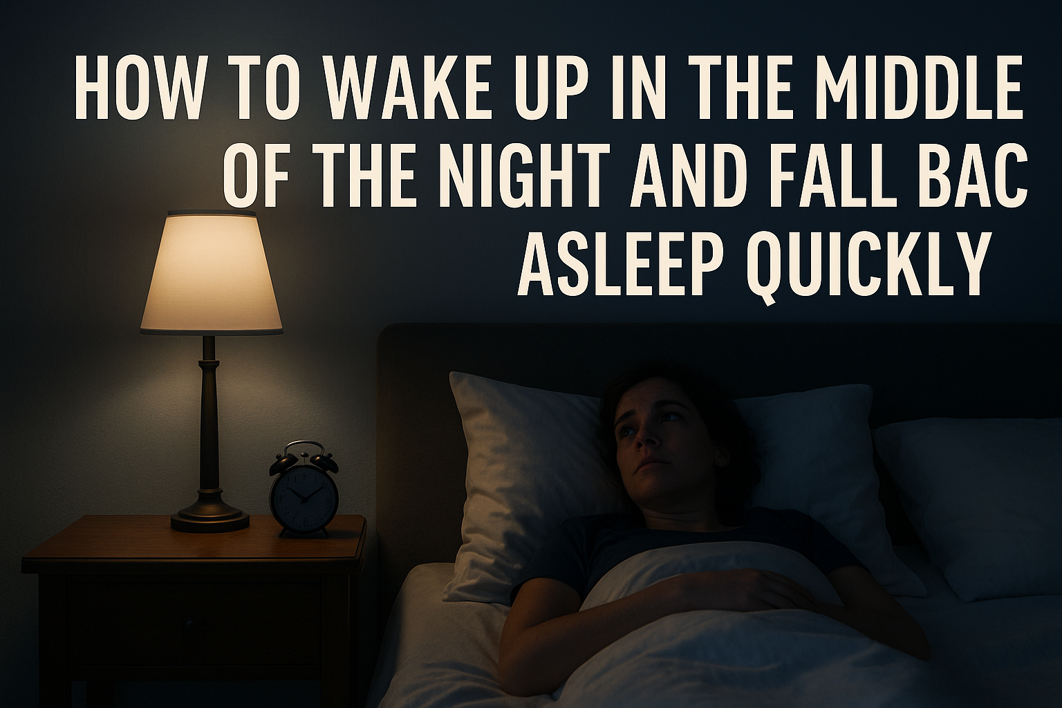 How to Wake Up in the Middle of the Night and Fall Back Asleep Quickly