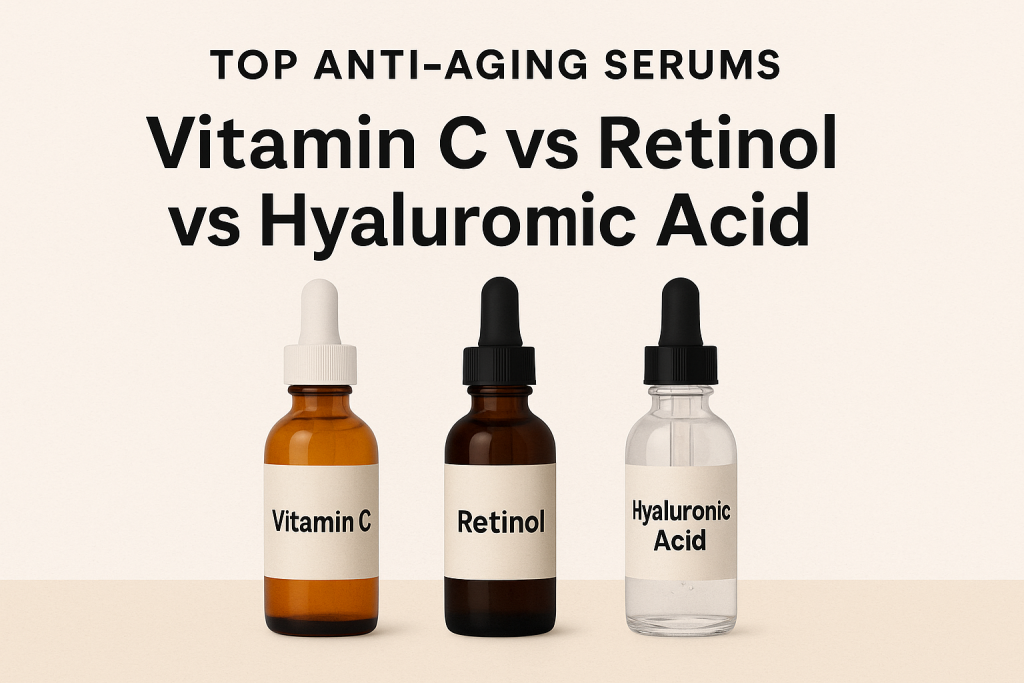Top Anti-Aging Serums 2026: Vitamin C vs Retinol vs Hyaluronic Acid 1 Top Anti-Aging Serums