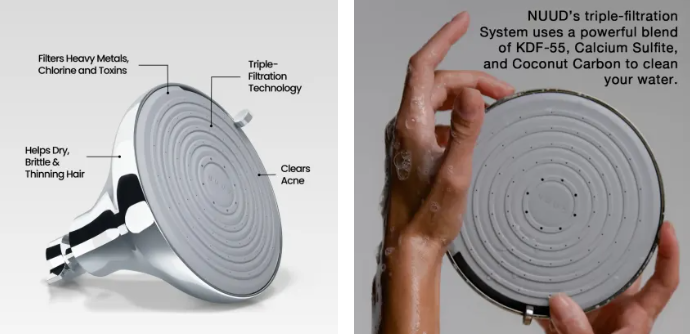NUUD Showerhead Benefits