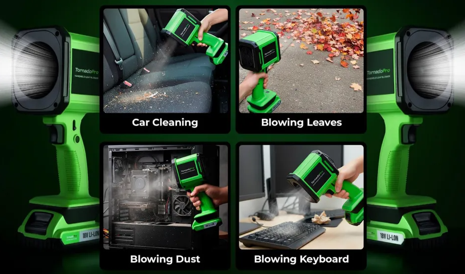 TornadoPro Handheld Leaf Blower Pros