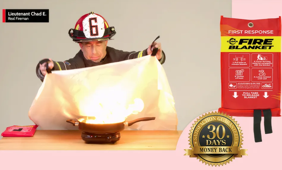 Cobra Fire Blanket Money Back Guarntee