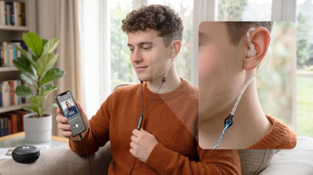 SafeSleeve Anti Radiation Air-Tube Headphones