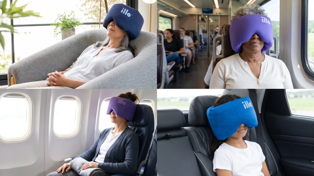 illo Wearable Pillow Sleep Mask Review 2026: Does It Really Work? (My Honest Take After 30 Days) 5 iLLO Sleep Mask Uses