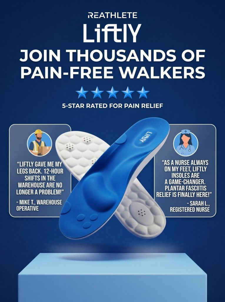 Liftly Insoles Review 2026: Does This 4D Cloud Cushioning Insole Really Work for Foot Pain? 3 Liftly insoles Advantages