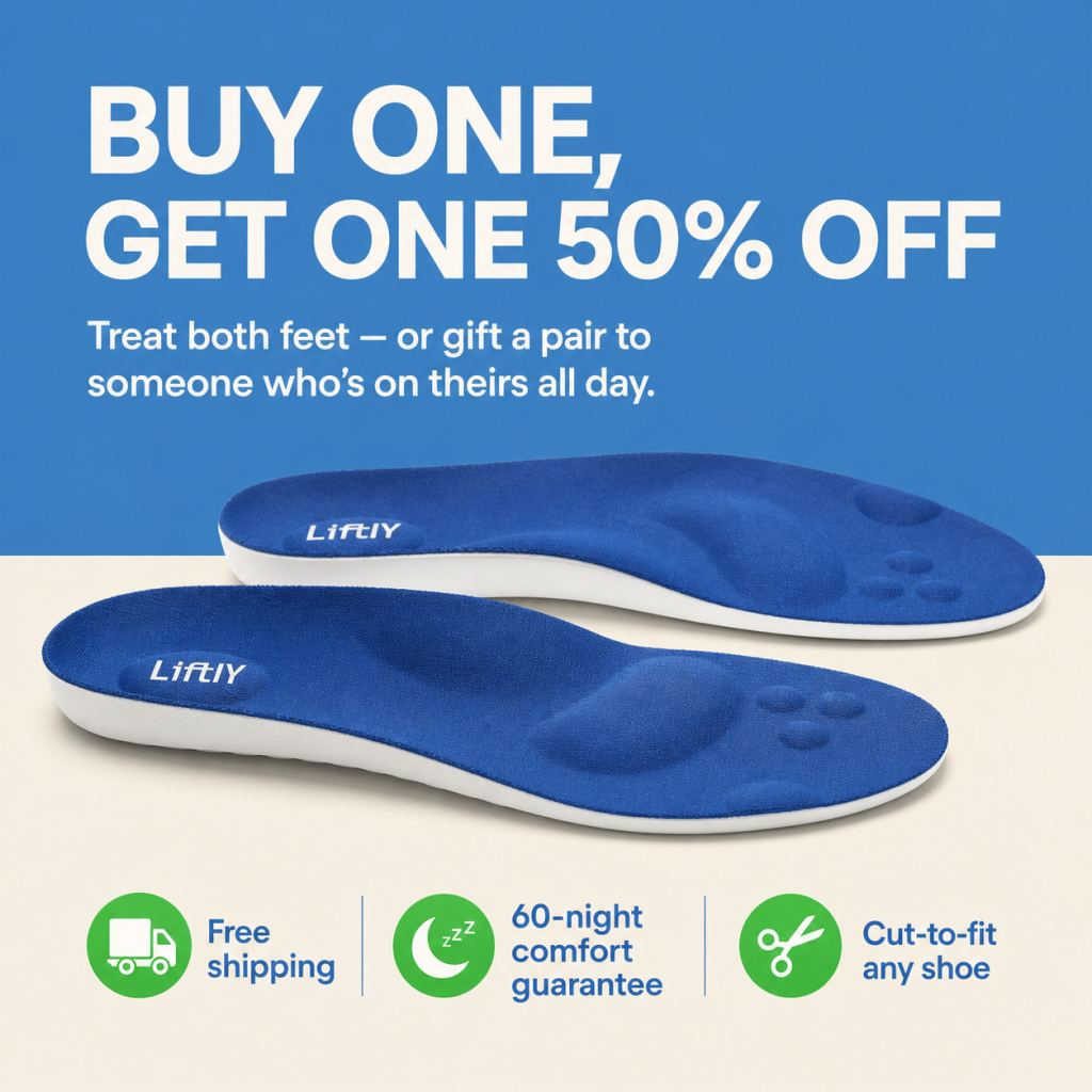 Liftly Insoles Review 2026: Does This 4D Cloud Cushioning Insole Really Work for Foot Pain? 9 Liftly insoles buy now