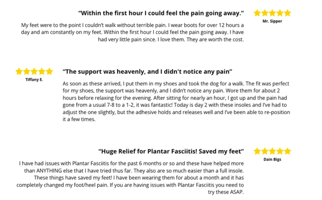 Soul Insole Review 2026: Honest Test, Pros & Cons, and Real Results 14 Soul Insole Customer Reviews